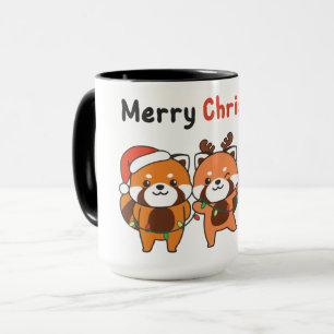 Mug Red Panda Christmas Red Pandas Merry Christmas