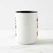 Mug Red Panda Halloween Devil Citrouille Vampire costu (Centre)
