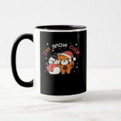 Mug Red Panda I'm Snow Cute Snowman (Gauche)