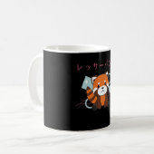Mug Red Panda Japon dans les années 90 Animaux d'Anime (Devant gauche)