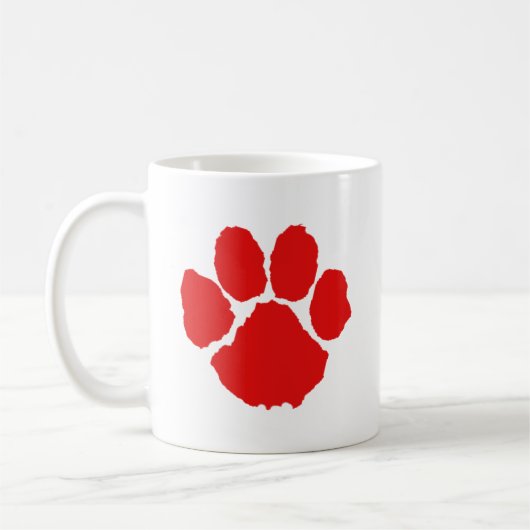 Mug Red Paw Café (Gauche)