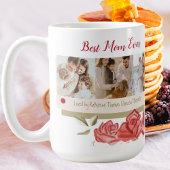 Mug Red Photo Collage Meilleure Maman Joyeuse Fête des