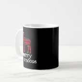 Mug Red Plaid Merry Christmoose Christmas Moose Lovers (Devant gauche)