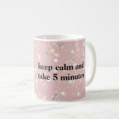 Mug Red polka dots vibrant Ribbon (Devant droit)