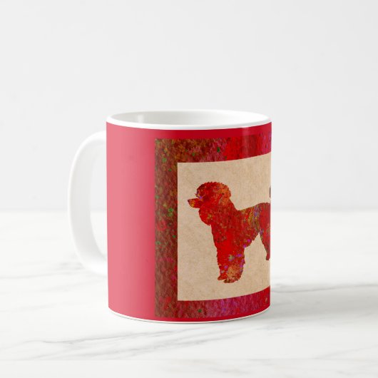 Mug Red Poodle (Devant gauche)