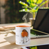 Mug Red Robin nom de la neige