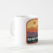 Mug Red Rock Canyon Nevada Sunset (Devant gauche)