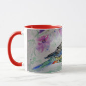 Mug Red Rosella Australian Birds (Gauche)