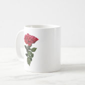 Mug Red Roses and Leaves (Devant gauche)