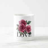 Mug Red Roses Floral Love (Centre)