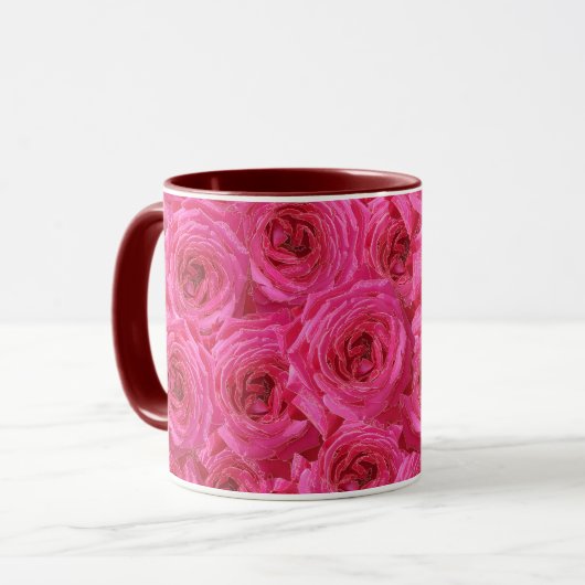 Mug Red roses, flowers, red, love (Devant gauche)