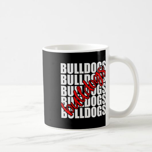 Mug Red School Sports Fan Team Spirit (Droite)