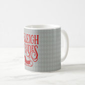 Mug Red Sleigh Rides (Devant droit)