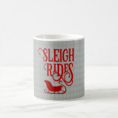 Mug Red Sleigh Rides (Centre)
