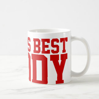 Mug Red Sports Font le meilleur papa du monde