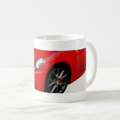 Mug ~Red Sportscar~ MUG, CUSTOMISEZ-LE ! (Devant droit)