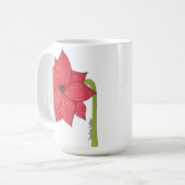 Mug Red Star Flower (Devant gauche)