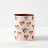 Mug Red Sweet Hearts Saint Valentin (Centre)