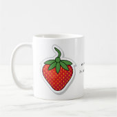 Mug Red Sweet Strawberry - modifier l'expression (Gauche)