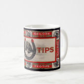 Mug Red Tips étiquette à cigares imprimer (Devant droit)