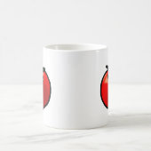 Mug Red Tomato Whimsical Custom Art (Centre)