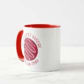 Mug Red Velvet Cookie Business Bakery Bake Shop Baking (Devant gauche)