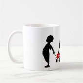 Mug Red Wagon Cute Chèvre et les enfants Totes MaChèvr (Gauche)