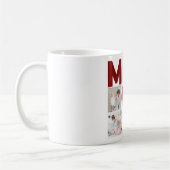 Mug Red & White 6 Photo Collage Maman (Gauche)
