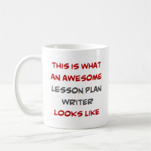 Mug rédacteur de plan de leçon, génial