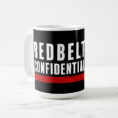 Mug Redbelt Confidentiel (Devant gauche)