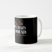 Mug Redhead Crazy Redhead Mc1r Red Hair (Devant droit)