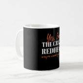 Mug Redhead Crazy Redhead Mc1r Red Hair (Devant gauche)