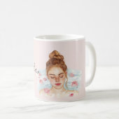 Mug Redhead Pink Roses Relax Bath (Devant droit)