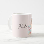Mug Redhead Pink Roses Relax Bath (Devant gauche)