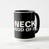 Mug Redneck Et Fière De Ça (Devant droit)