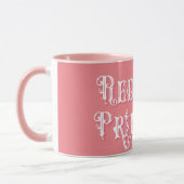 Mug Redneck Princess Fancy Texte rose (Gauche)