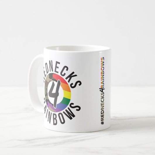 Mug Rednecks 4 Rainbows (Devant gauche)