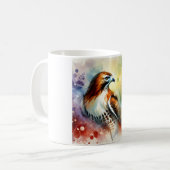 Mug Redtailed hawk 061024AREF142 - Watercolor (Devant gauche)