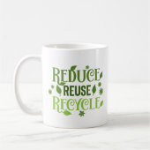 Mug Réduire la réutilisation du recyclage (Gauche)