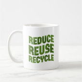 Mug Réduire la réutilisation du recyclage (Gauche)