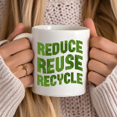 Mug Réduire la réutilisation du recyclage