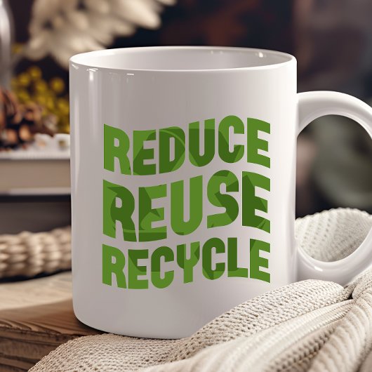 Mug Réduire la réutilisation du recyclage