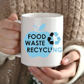 Mug Réduire le recyclage des déchets alimentaires écol
