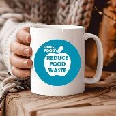 Mug Réduire le recyclage des déchets alimentaires écol