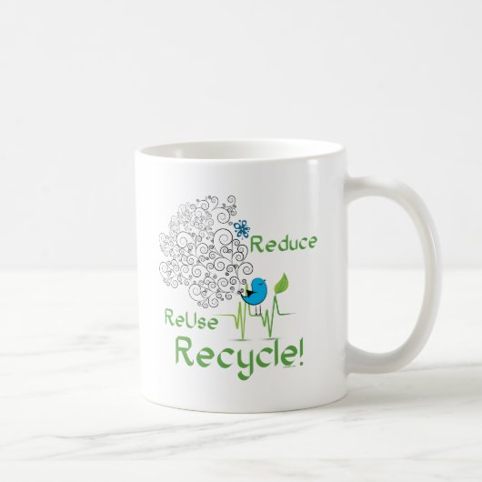 Mug Réduire les oiseaux (Droite)