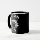 Mug Reel Cool Papa Pêche Papa Cadeaux Fête des pères (Devant gauche)