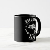 Mug Reel Cool Papa Pêche Papa Cadeaux Fête des pères (Devant droit)