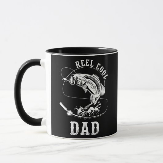 Mug Reel Cool Papa Pêche Papa Fête des pères Cadeau   (Gauche)