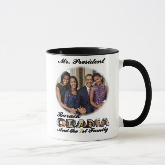 Mug Réélection 2012 du Président Obama (Droite)