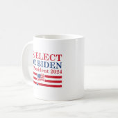 Mug Réélire Biden 2024 (Devant gauche)